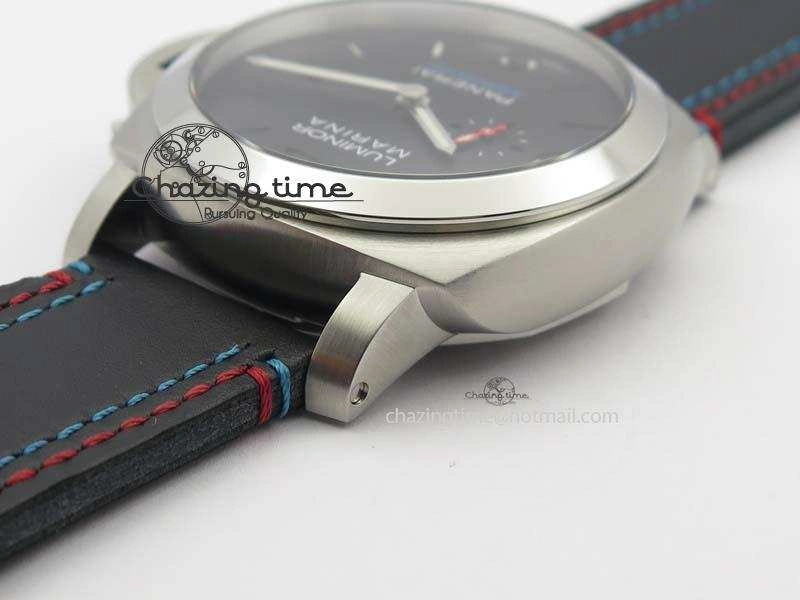 PAM727 S America’s Cup SF 1:1 Best Edition On Thick Black Leather Strap P9010