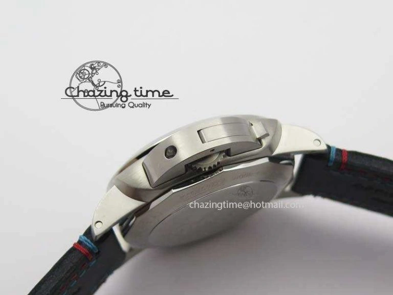 PAM727 S America’s Cup SF 1:1 Best Edition On Thick Black Leather Strap P9010
