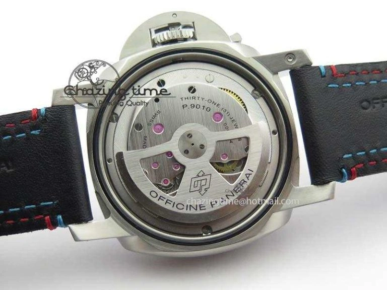 PAM727 S America’s Cup SF 1:1 Best Edition On Thick Black Leather Strap P9010