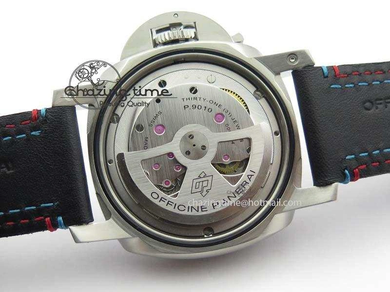 PAM727 S America’s Cup SF 1:1 Best Edition On Thick Black Leather Strap P9010