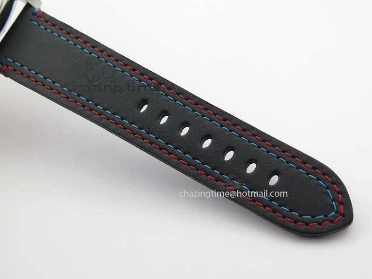 PAM727 S America’s Cup SF 1:1 Best Edition On Thick Black Leather Strap P9010