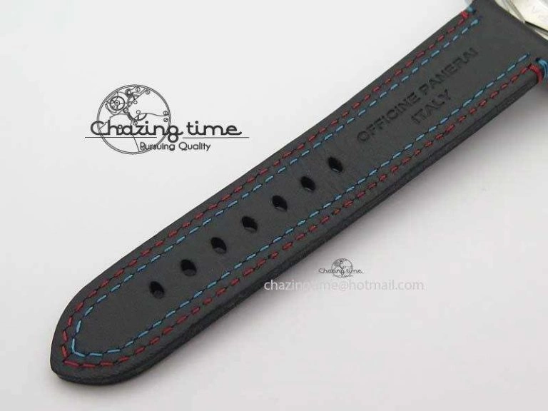 PAM727 S America’s Cup SF 1:1 Best Edition On Thick Black Leather Strap P9010