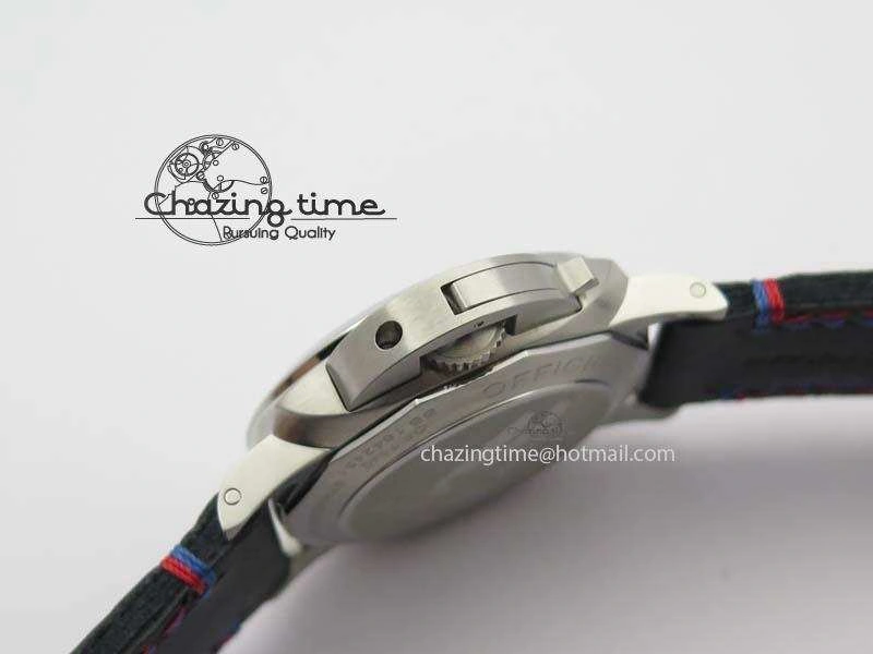 PAM727 T America’s Cup V6F 1:1 Best Edition On Thick Black Leather Strap P9010