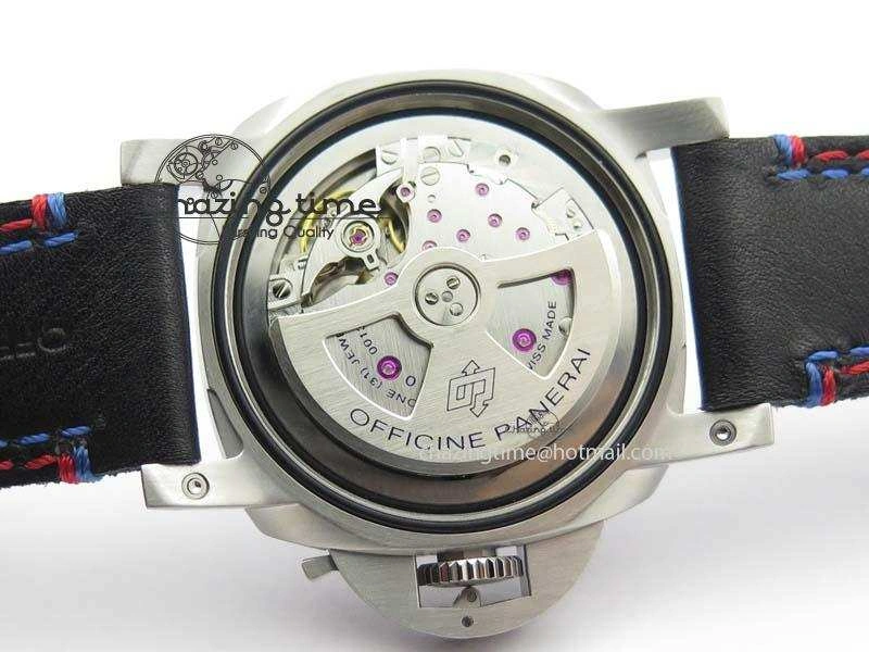 PAM727 T America’s Cup V6F 1:1 Best Edition On Thick Black Leather Strap P9010