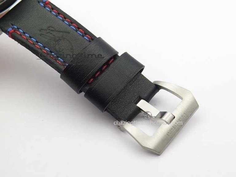 PAM727 T America’s Cup V6F 1:1 Best Edition On Thick Black Leather Strap P9010