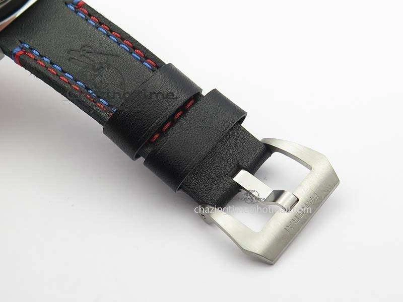 PAM727 T America’s Cup V6F 1:1 Best Edition On Thick Black Leather Strap P9010