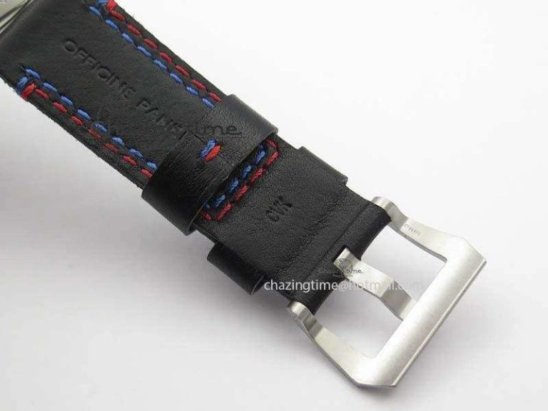 PAM727 T America’s Cup V6F 1:1 Best Edition On Thick Black Leather Strap P9010