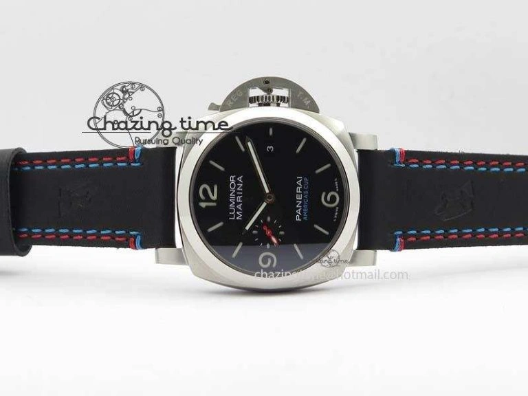 PAM727 T America’s Cup ZF 1:1 Best Edition On Thick Black Leather Strap P9010