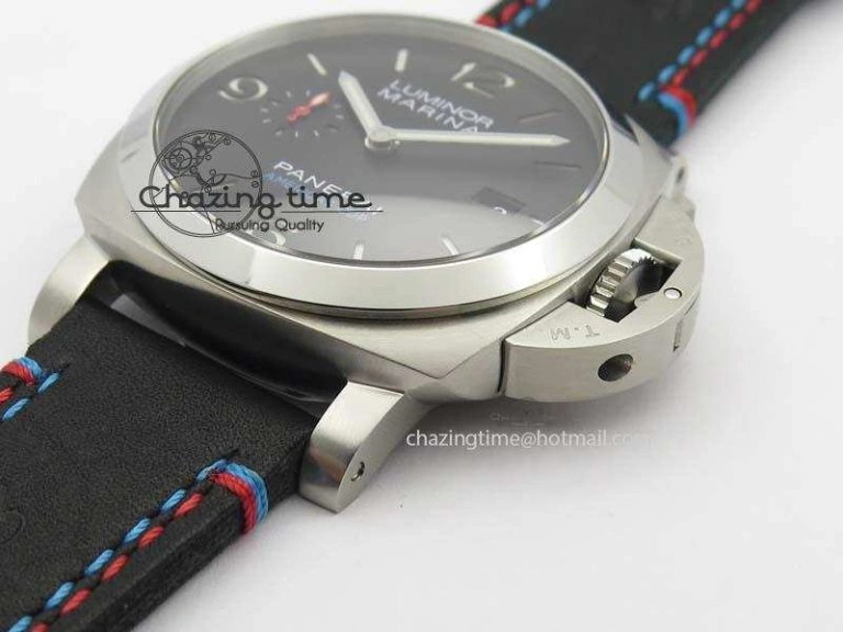 PAM727 T America’s Cup ZF 1:1 Best Edition On Thick Black Leather Strap P9010