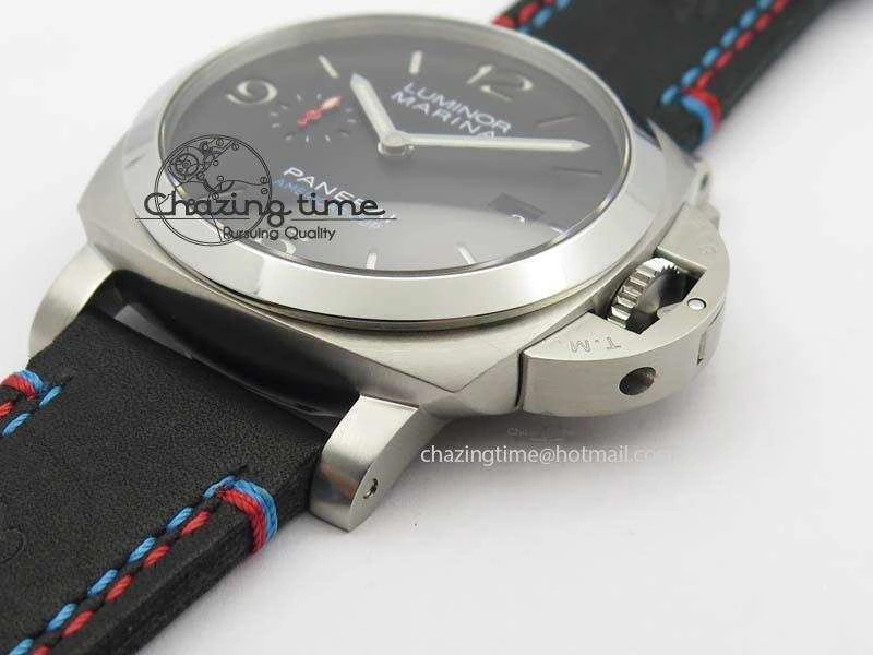 PAM727 T America’s Cup ZF 1:1 Best Edition On Thick Black Leather Strap P9010