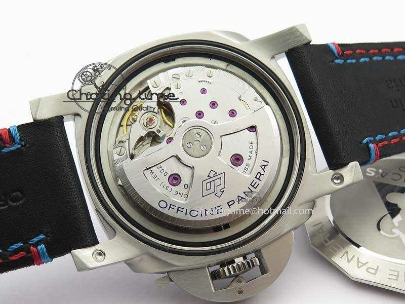 PAM727 T America’s Cup ZF 1:1 Best Edition On Thick Black Leather Strap P9010