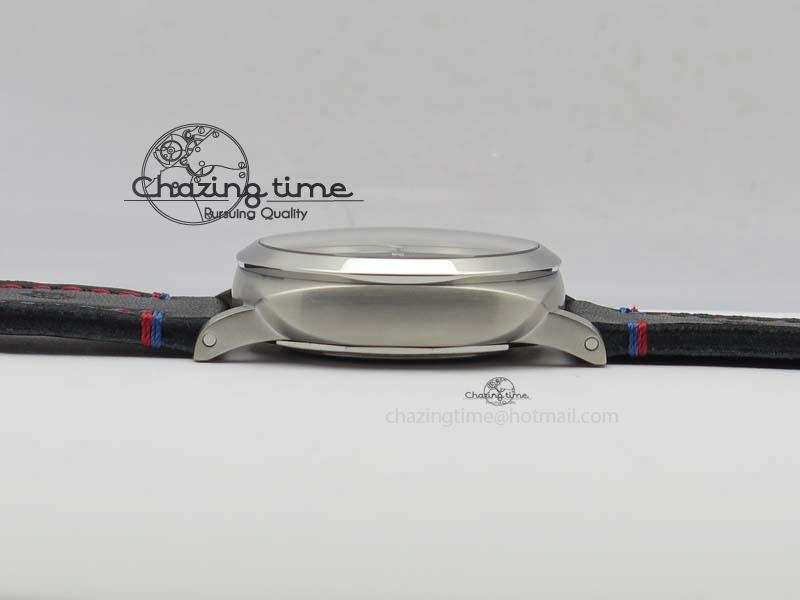 PAM727 T Lite V6F 1:1 Best Edition On Thick Black Leather Strap A23J