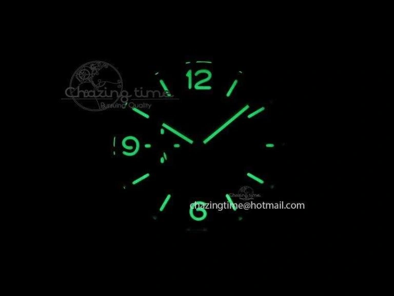 PAM732 S SF 1:1 Best Edition On Thick Black Leather Strap P9010
