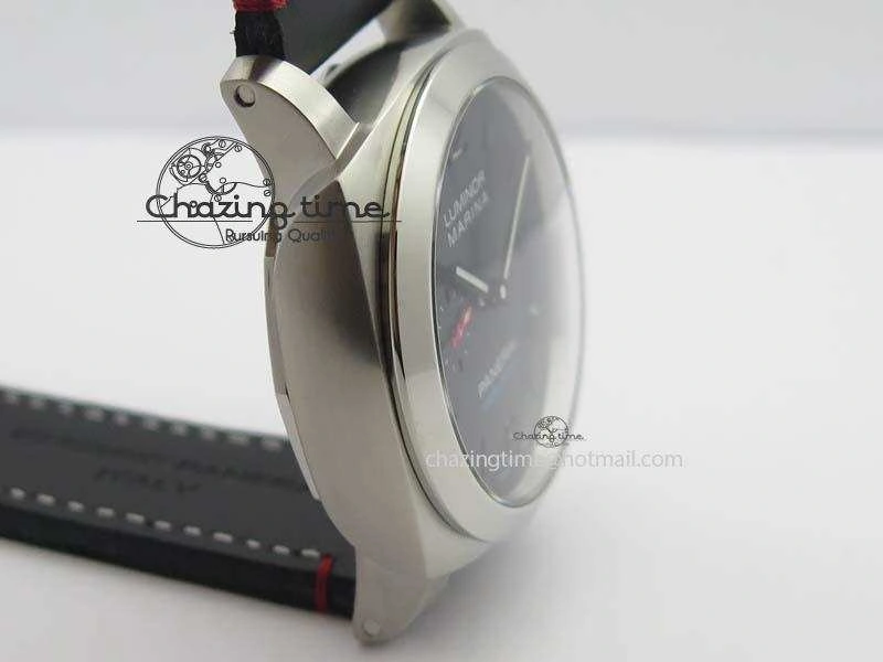 PAM732 S SF 1:1 Best Edition On Thick Black Leather Strap P9010