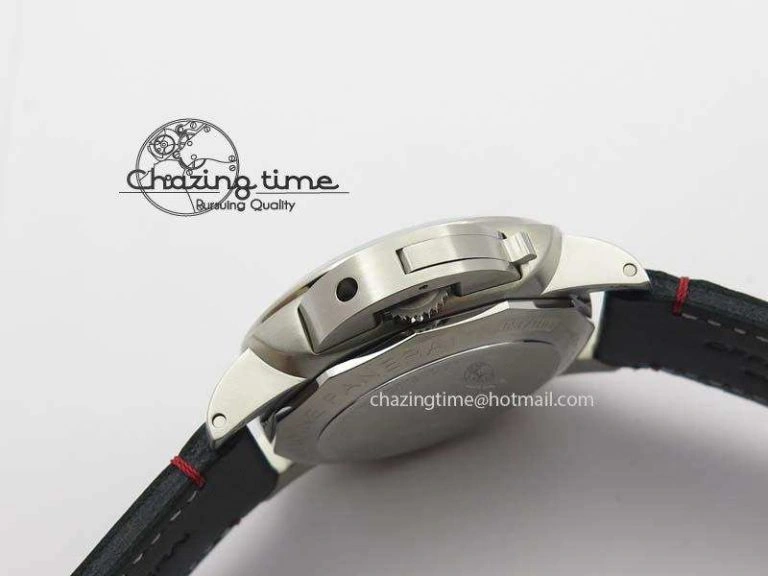 PAM732 S SF 1:1 Best Edition On Thick Black Leather Strap P9010