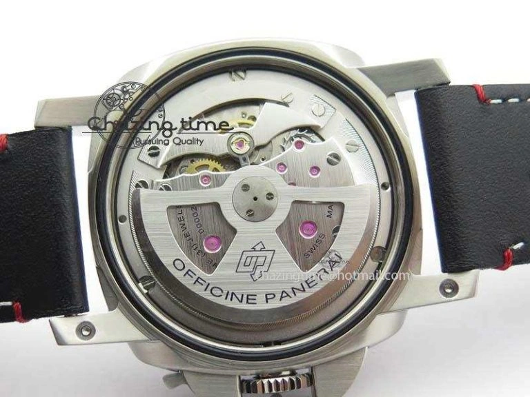 PAM732 S SF 1:1 Best Edition On Thick Black Leather Strap P9010