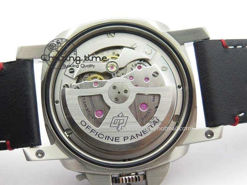 PAM732 S SF 1:1 Best Edition On Thick Black Leather Strap P9010