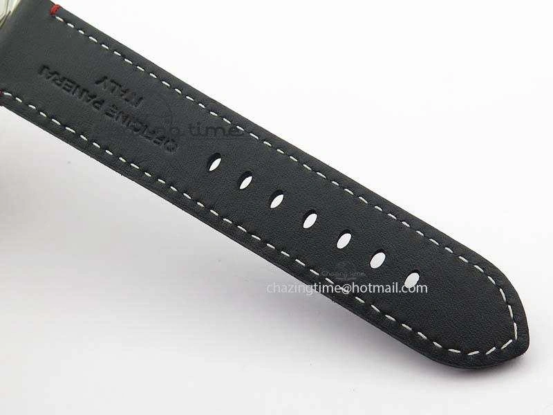 PAM732 S SF 1:1 Best Edition On Thick Black Leather Strap P9010
