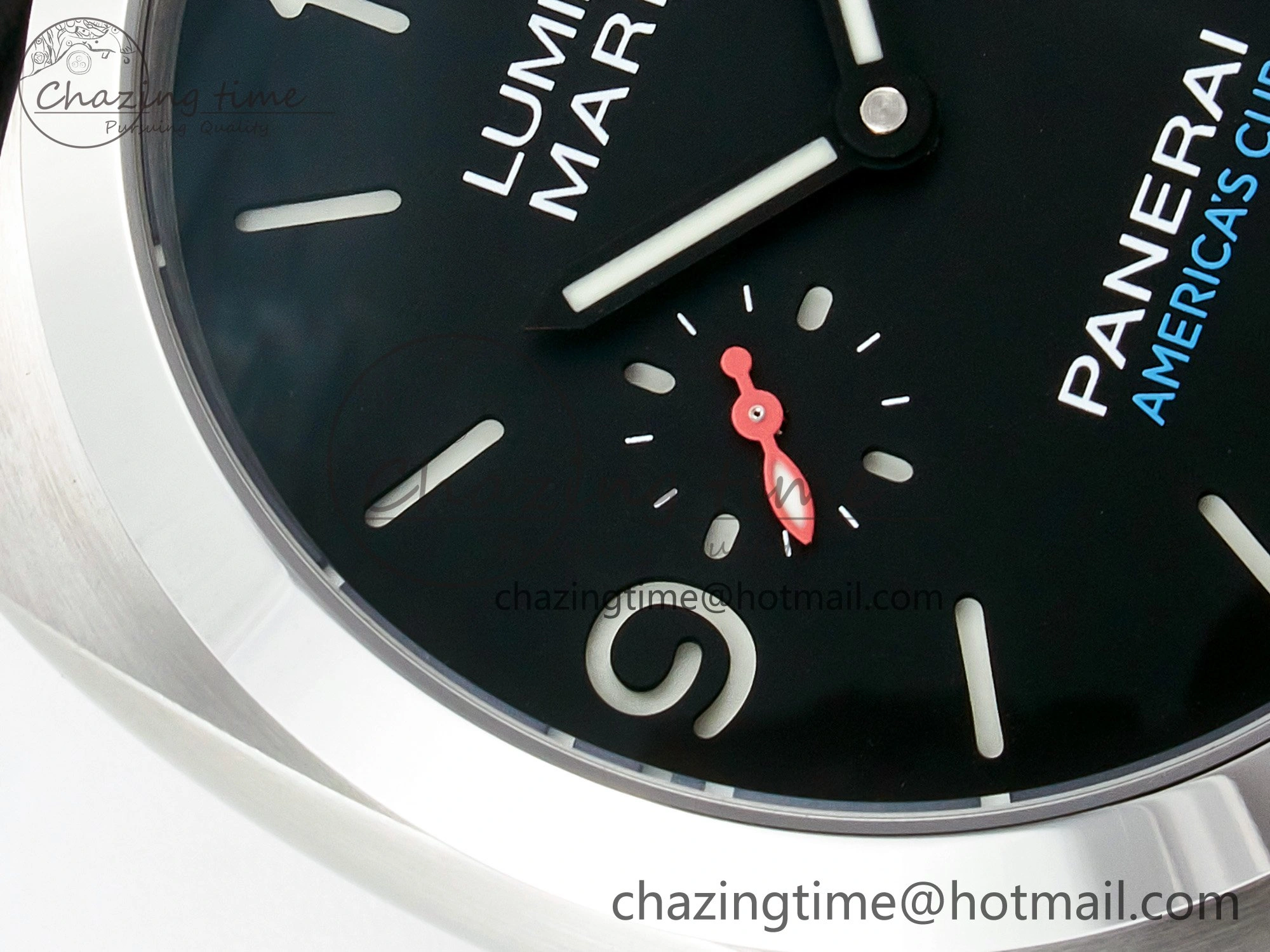 PAM732 W TTF 1:1 Best Edition on Black Leather Strap P9010