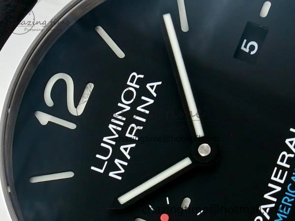 PAM732 W TTF 1:1 Best Edition on Black Leather Strap P9010