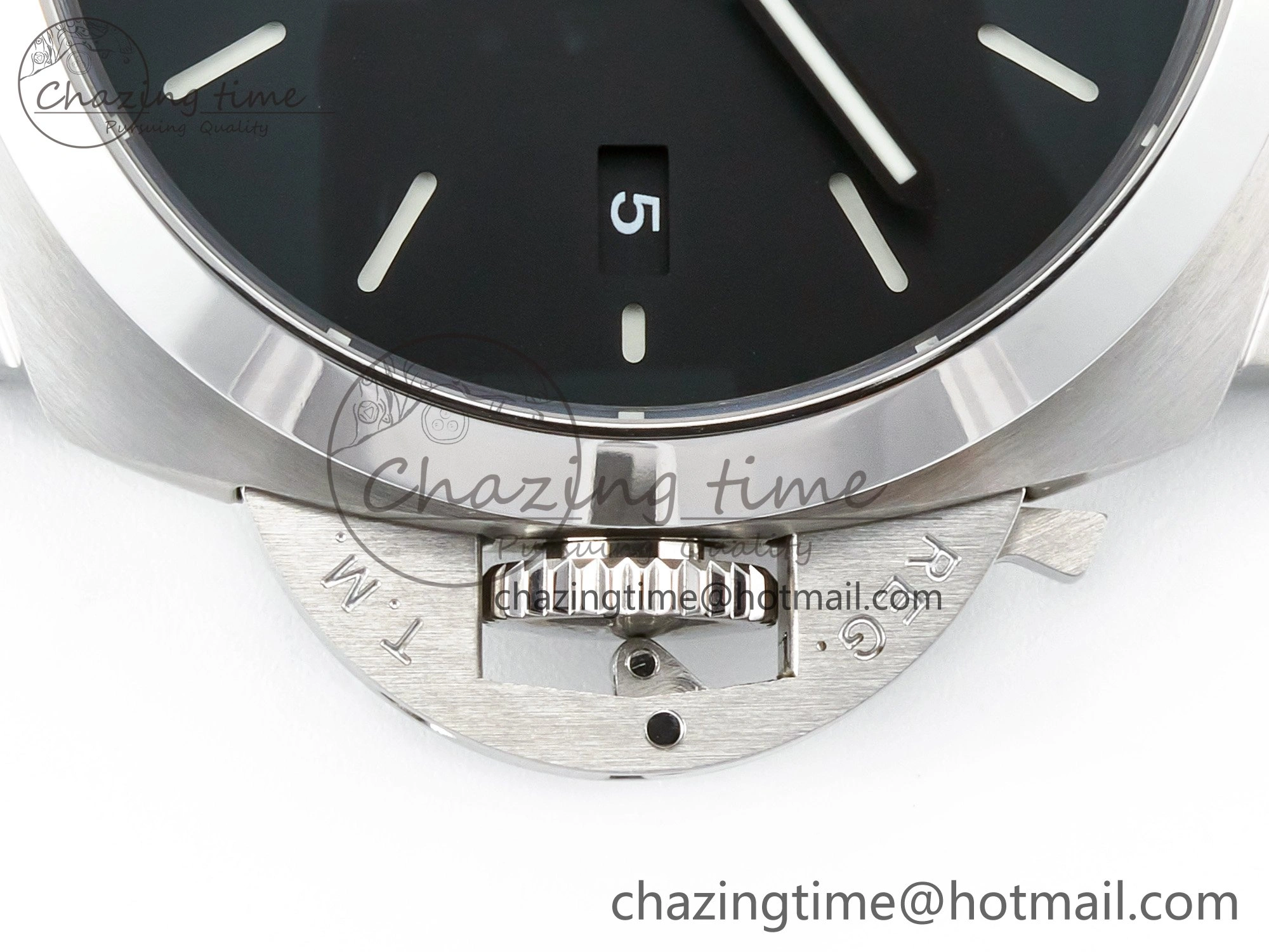 PAM732 W TTF 1:1 Best Edition on Black Leather Strap P9010
