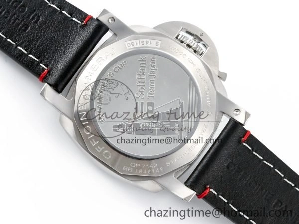 PAM732 W TTF 1:1 Best Edition on Black Leather Strap P9010