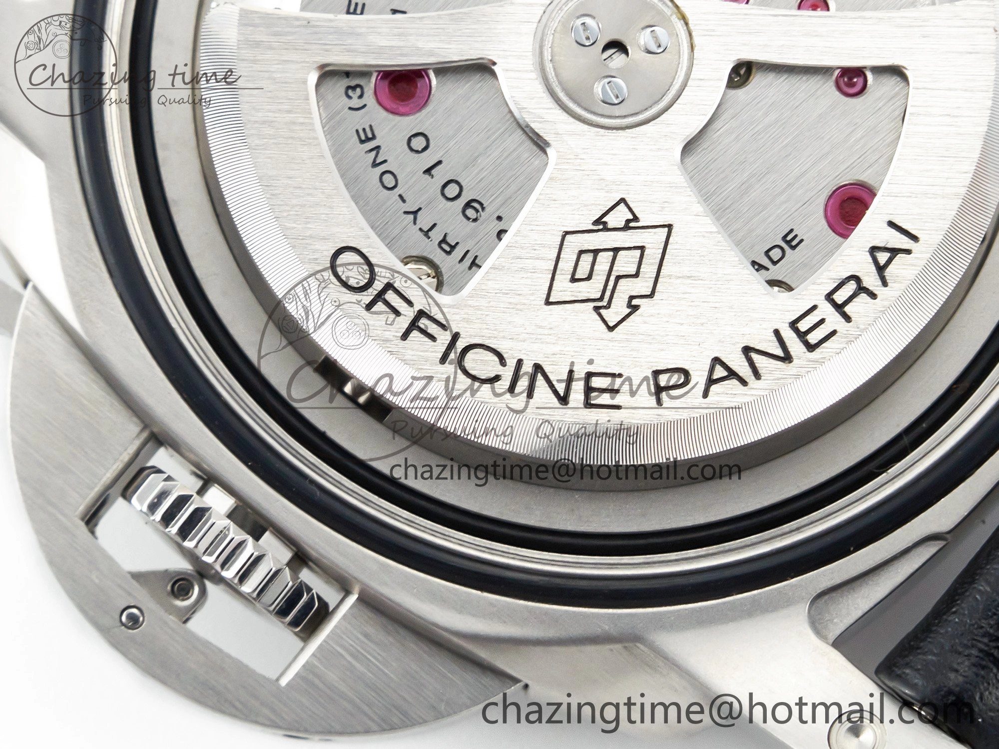 PAM732 W TTF 1:1 Best Edition on Black Leather Strap P9010