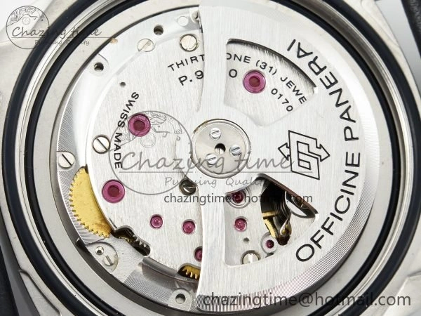PAM732 W TTF 1:1 Best Edition on Black Leather Strap P9010