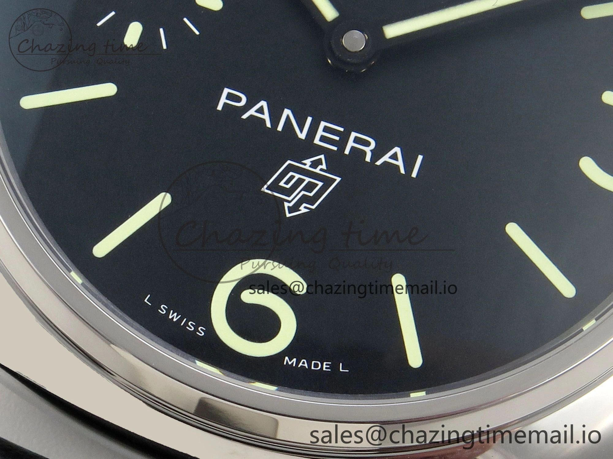 PAM754 HWF 1:1 Best Edition Black Dial On Black Leather Strap A6497