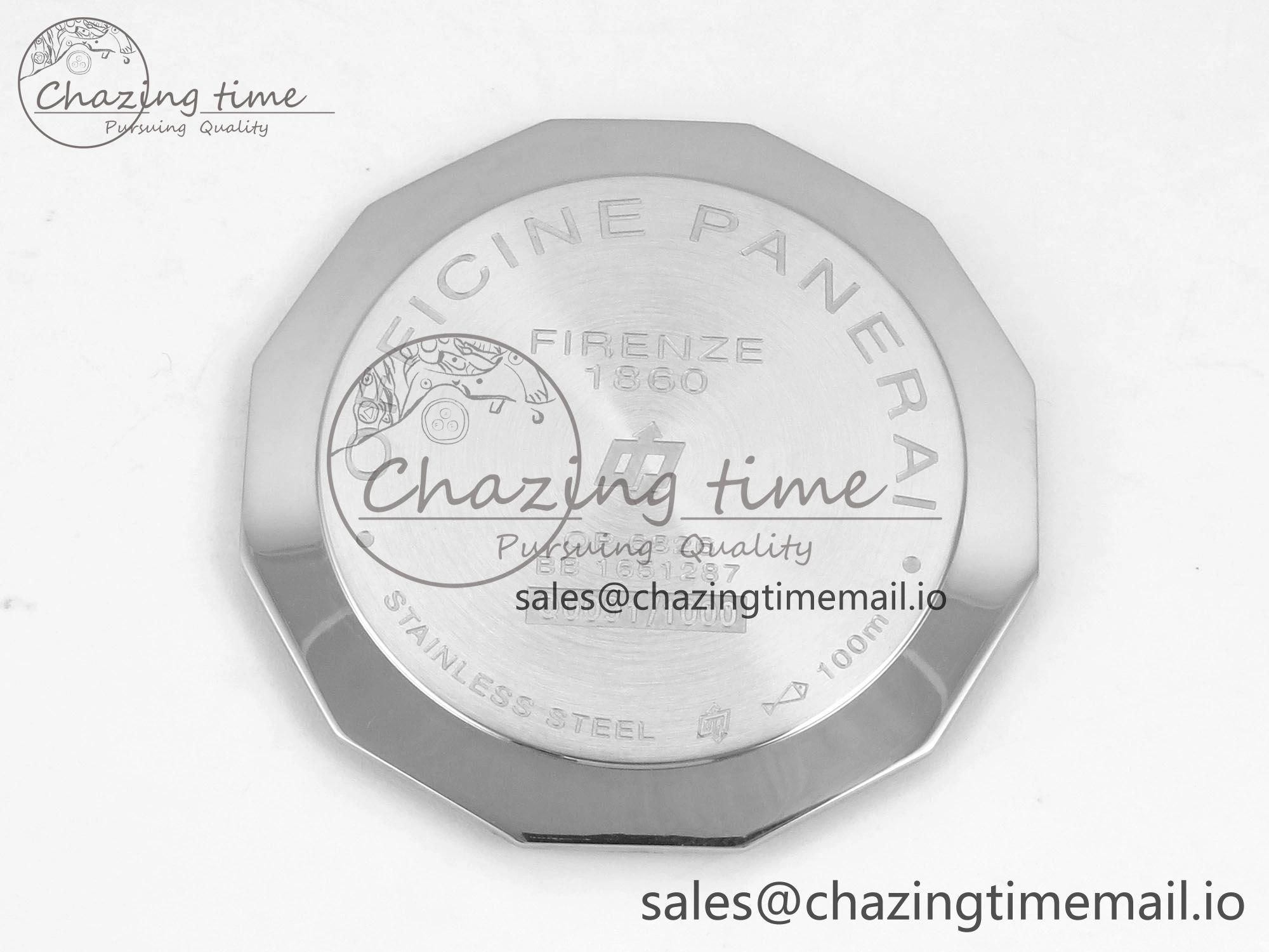 PAM754 HWF 1:1 Best Edition Black Dial On Black Leather Strap A6497