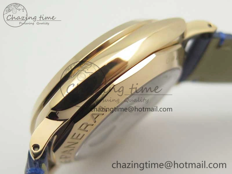 PAM756 Luminor Due VSF Best Edition White Dial on Blue Leather Strap AXXXIV