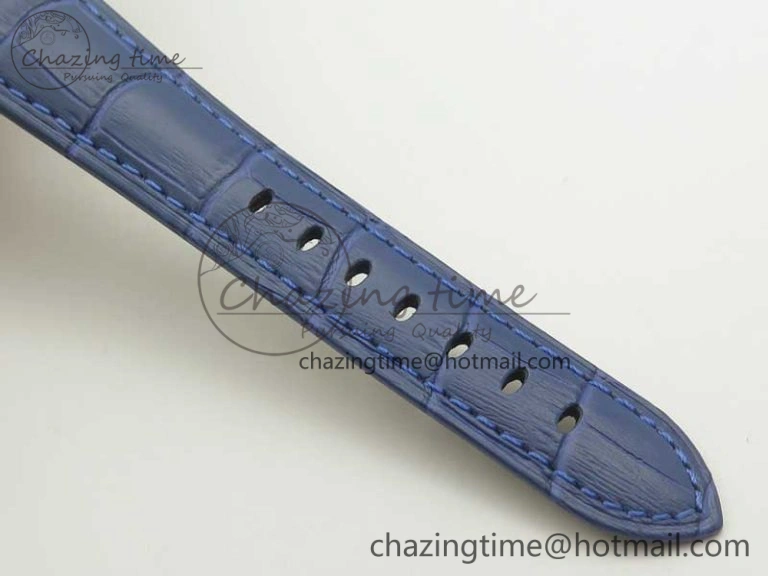 PAM756 Luminor Due VSF Best Edition White Dial on Blue Leather Strap AXXXIV