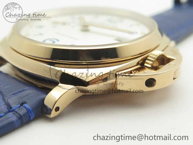 PAM756 Luminor Due VSF Best Edition White Dial on Blue Leather Strap AXXXIV