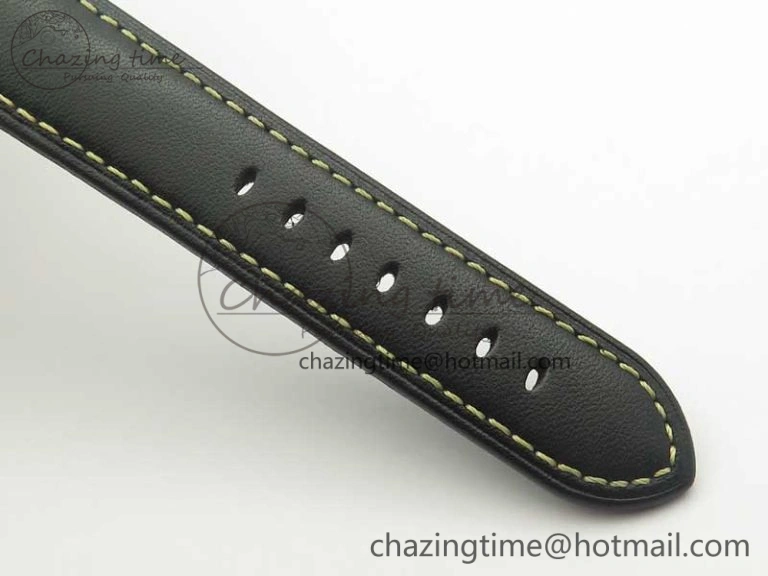 PAM773 Luminor Base Logo 3 Days Acciaio XF 1:1 Best Edition Black Dial On Black Leather Strap A6498