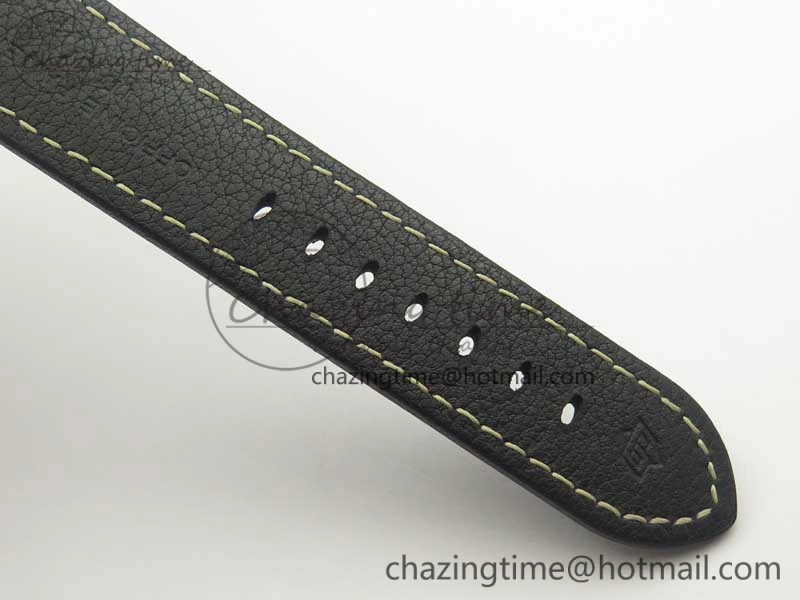 PAM773 Luminor Base Logo 3 Days Acciaio XF 1:1 Best Edition Black Dial On Black Leather Strap A6498