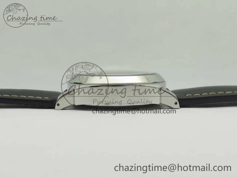 PAM773 Luminor Base Logo 3 Days Acciaio XF 1:1 Best Edition Black Dial On Black Leather Strap A6498