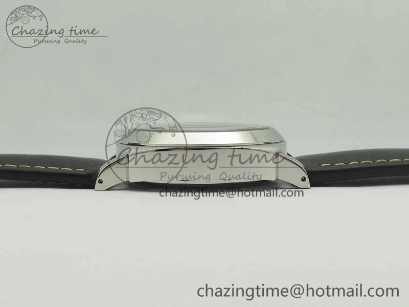 PAM773 Luminor Base Logo 3 Days Acciaio XF 1:1 Best Edition Black Dial On Black Leather Strap A6498
