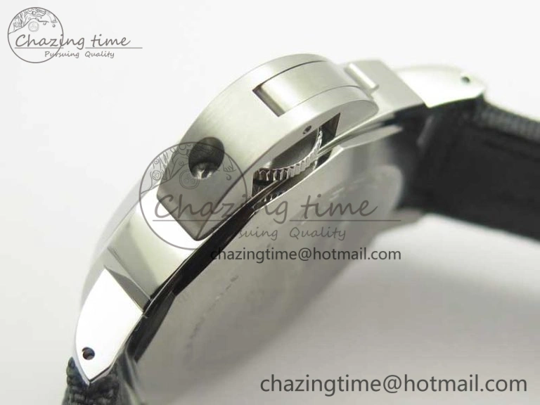 PAM774 Luminor Base Blue Logo 3 Days Acciaio XF 1:1 Best Edition Black Dial On Blue Nylon Strap A6498
