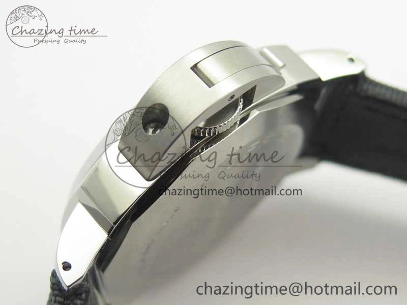 PAM774 Luminor Base Blue Logo 3 Days Acciaio XF 1:1 Best Edition Black Dial On Blue Nylon Strap A6498