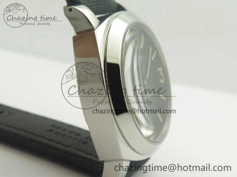 PAM774 Luminor Base Blue Logo 3 Days Acciaio XF 1:1 Best Edition Black Dial On Blue Nylon Strap A6498