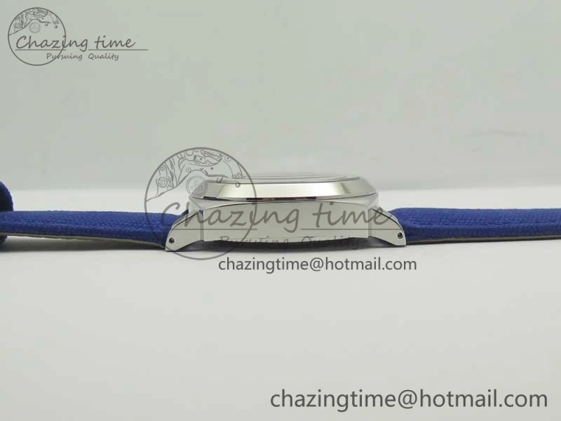 PAM777 Luminor Base Blue Logo 3 Days Acciaio XF 1:1 Best Edition Black Dial on Blue Nylon Strap A6497