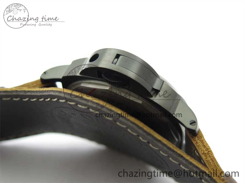 PAM779 SS HWF 1:1 Best Edition on Leather Strap A6497