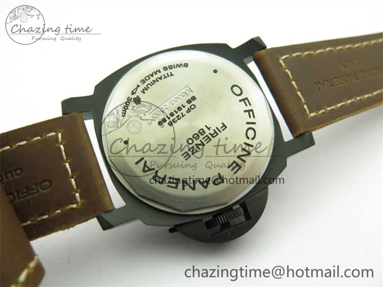 PAM779 SS HWF 1:1 Best Edition on Leather Strap A6497