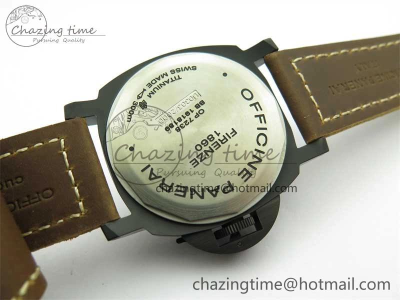 PAM779 SS HWF 1:1 Best Edition on Leather Strap A6497