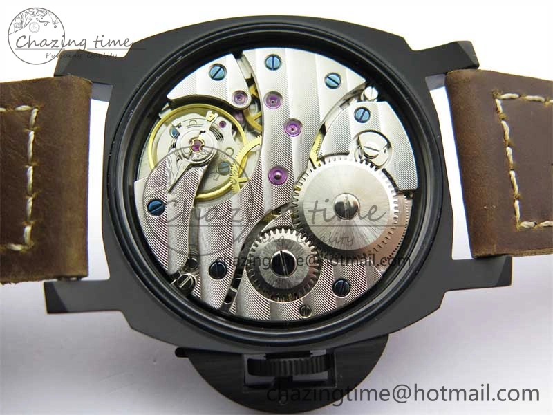 PAM779 SS HWF 1:1 Best Edition on Leather Strap A6497