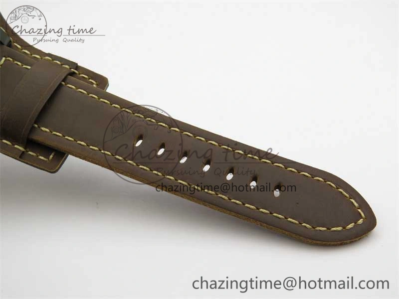 PAM779 SS HWF 1:1 Best Edition on Leather Strap A6497
