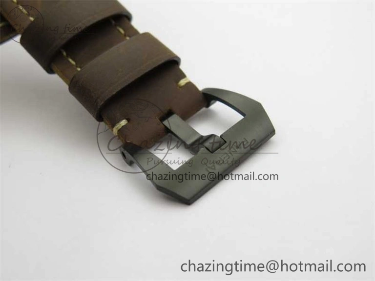 PAM779 SS HWF 1:1 Best Edition on Leather Strap A6497