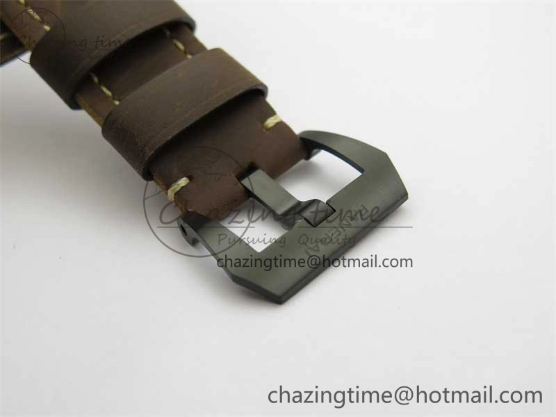 PAM779 SS HWF 1:1 Best Edition on Leather Strap A6497
