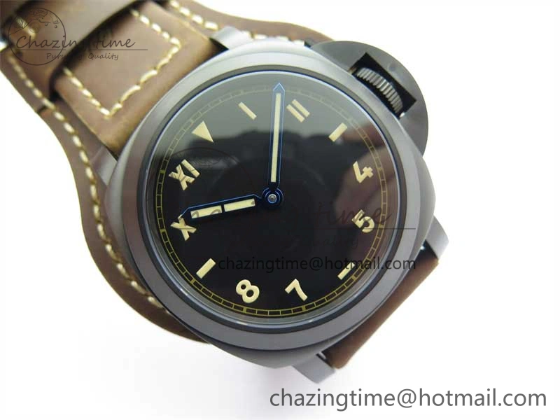 PAM779 SS HWF 1:1 Best Edition on Leather Strap A6497