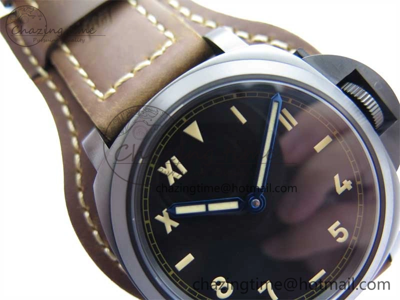PAM779 SS HWF 1:1 Best Edition on Leather Strap A6497